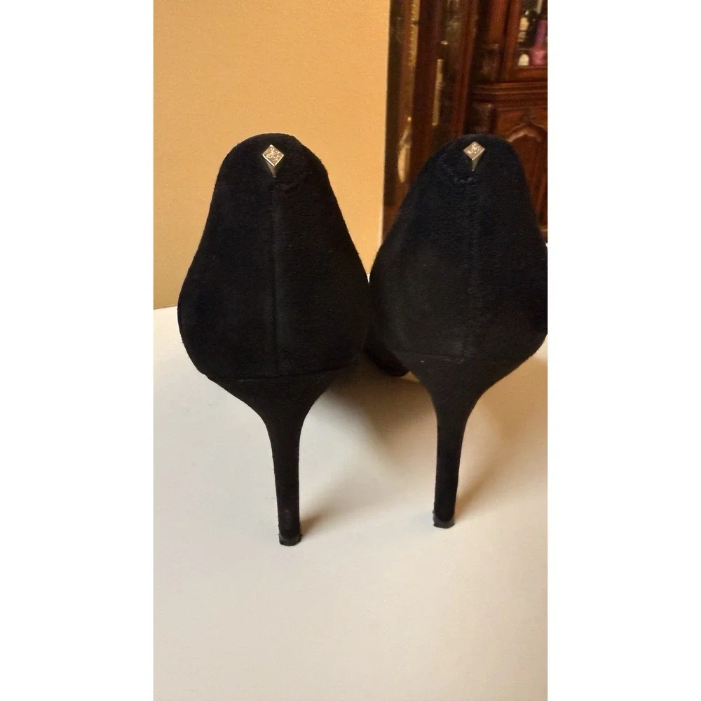 Sam Edelman Hazel Black Suede Pointed Toe Pumps Women's Size 8 Heels
